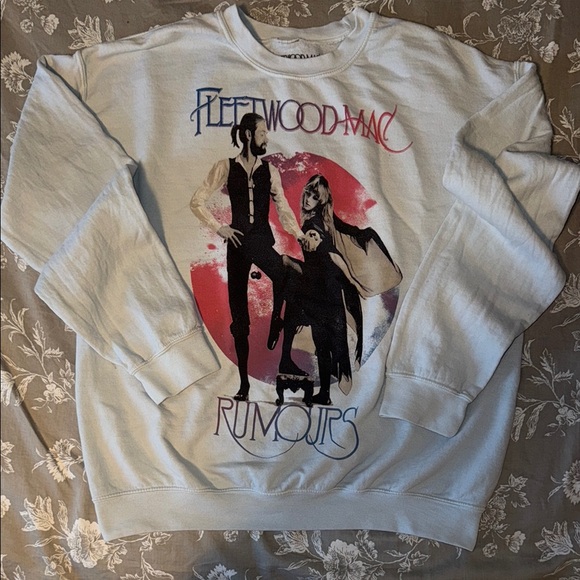 Fleetwood Mac Band Tee Crewneck Sweatshirt - Picture 1 of 2